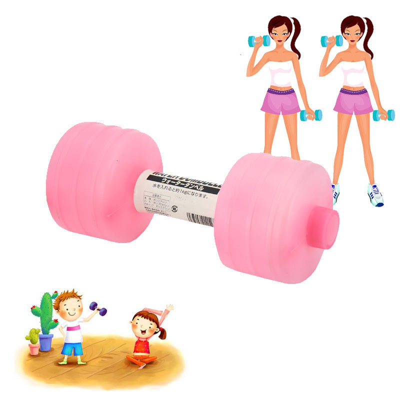 Body Building Water Weight Dumbbells Slimming Fitness Gym Equipment